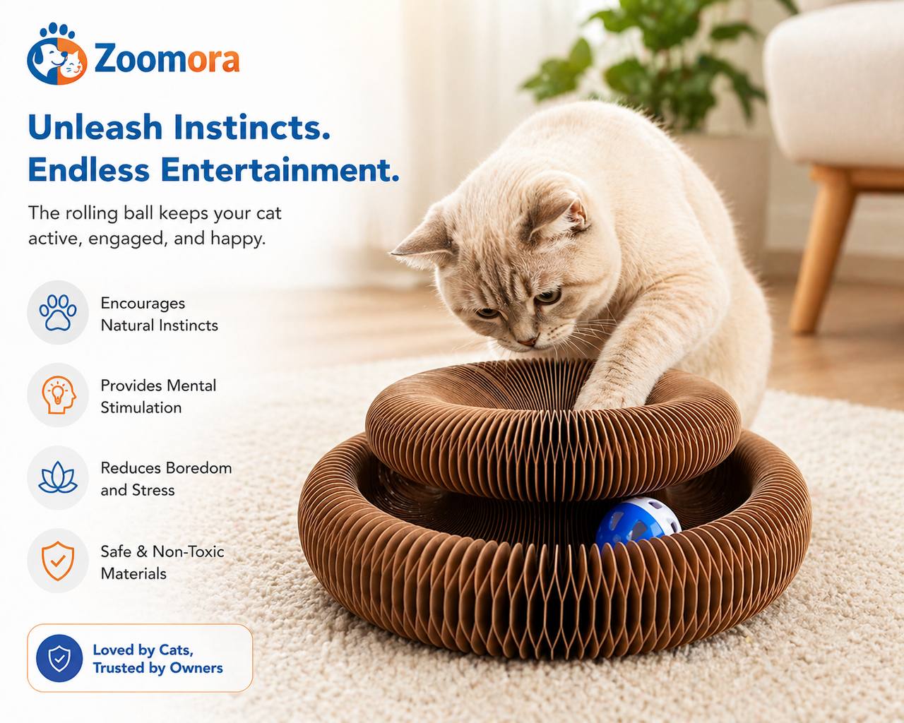 Zoomora™ ScratchNest Toy