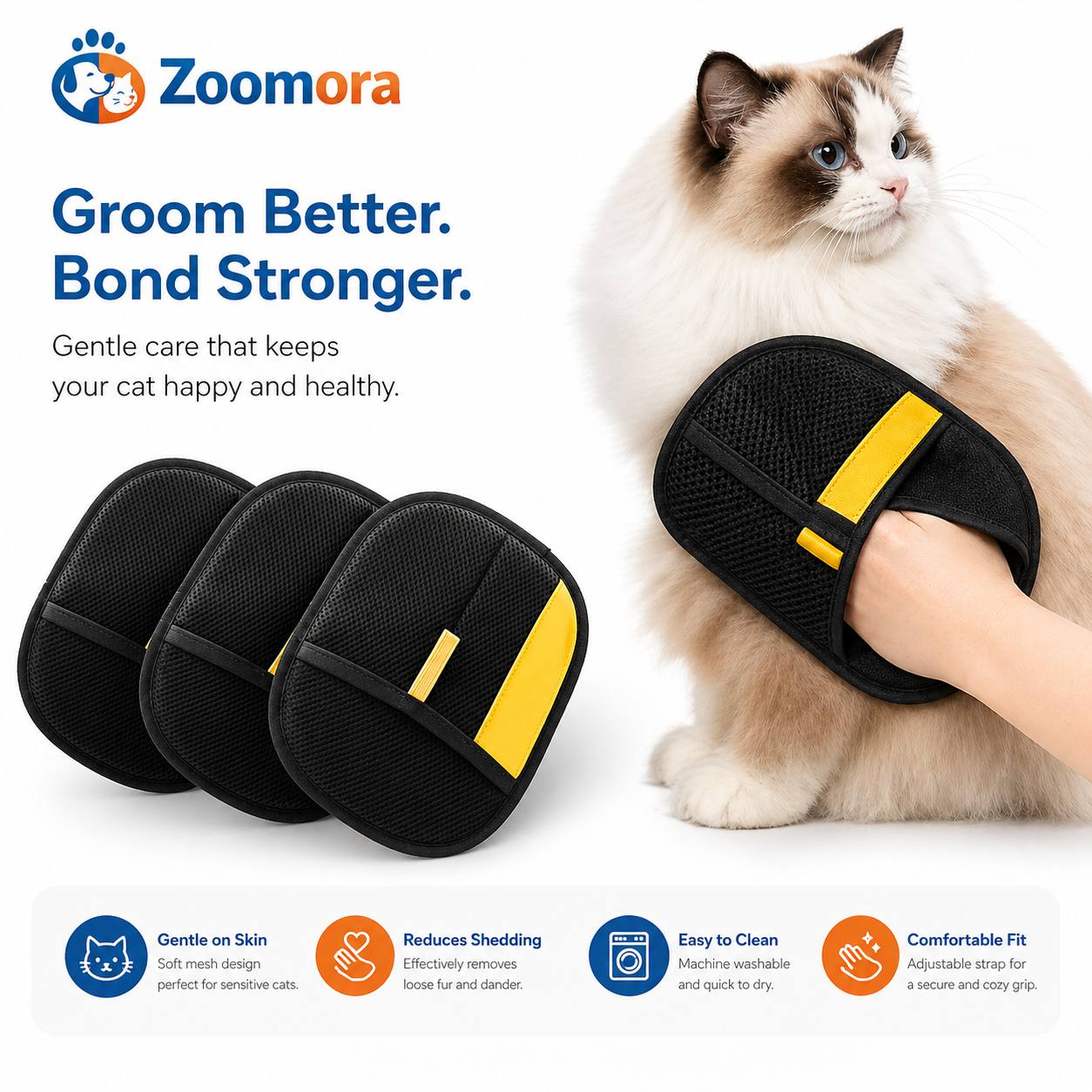 Zoomora™ FurClean Brush